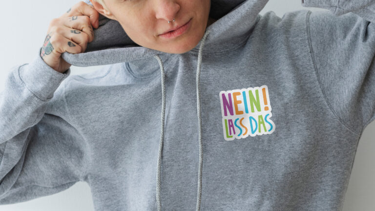 Nein, lass das! e.V. Hoodie